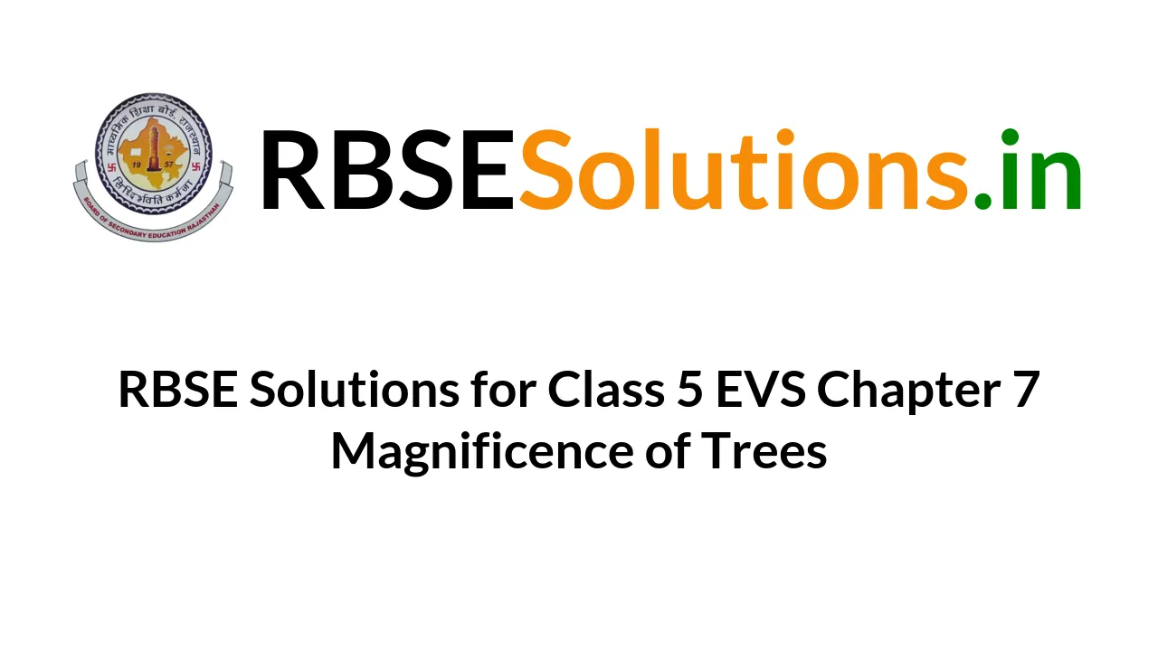 rbse-solutions-for-class-5-evs-chapter-7-magnificence-of-trees