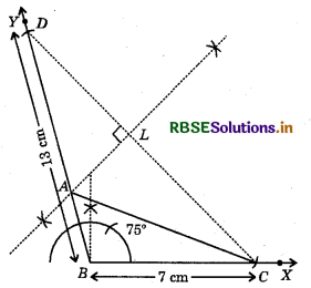 RBSE Solutions for Class 9 Maths Chapter 11 Constructions Ex 11.2 1