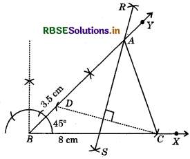 RBSE Solutions for Class 9 Maths Chapter 11 Constructions Ex 11.2 2