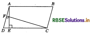 RBSE Solutions for Class 9 Maths Chapter 9 Parallelograms and Triangles Ex 9.2 1
