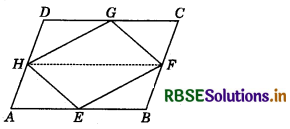 RBSE Solutions for Class 9 Maths Chapter 9 Parallelograms and Triangles Ex 9.2 2