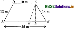 RBSE Solutions for Class 9 Maths Chapter 12 Heron’s Formula Ex 12.2 11
