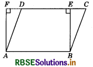 RBSE Solutions for Class 9 Maths Chapter 9 Areas of Parallelograms and Triangles Ex 9.4