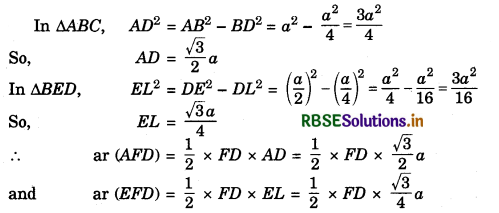 RBSE Solutions for Class 9 Maths Chapter 9 Areas of Parallelograms and Triangles Ex 9.4 8