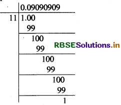 RBSE Solutions for Class 9 Maths Chapter 1 संख्या पद्धति Ex 1.3 1