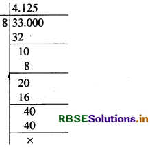 RBSE Solutions for Class 9 Maths Chapter 1 संख्या पद्धति Ex 1.3 2