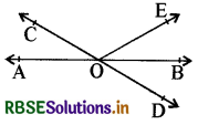 RBSE Solutions for Class 9 Maths Chapter 6 रेखाएँ और कोण Ex 6.1 1