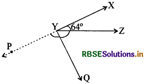 RBSE Solutions for Class 9 Maths Chapter 6 रेखाएँ और कोण Ex 6.1 6