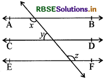 RBSE Solutions for Class 9 Maths Chapter 6 रेखाएँ और कोण Ex 6.2 2