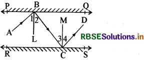 RBSE Solutions for Class 9 Maths Chapter 6 रेखाएँ और कोण Ex 6.2 7