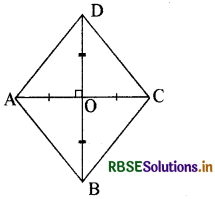 RBSE Solutions for Class 9 Maths Chapter 8 चतुर्भुज Ex 8.1 2