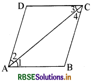 RBSE Solutions for Class 9 Maths Chapter 8 चतुर्भुज Ex 8.1 5