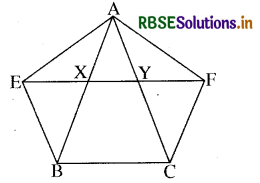 RBSE Solutions for Class 9 Maths Chapter 9 समान्तर चतुर्भुज और त्रिभुजों के क्षेत्रफल Ex 9.3 10