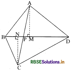 RBSE Solutions for Class 9 Maths Chapter 9 समान्तर चतुर्भुज और त्रिभुजों के क्षेत्रफल Ex 9.4 7