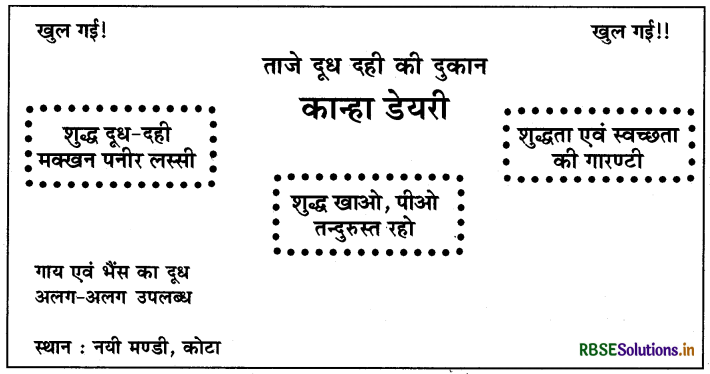 RBSE Class 10 Hindi Rachana विज्ञापन-लेखन 26