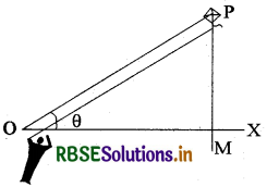 RBSE Class 10 Maths Notes Chapter 9 त्रिकोणमिति का अनुप्रयोग 1