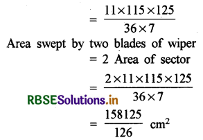 RBSE Solutions for Class 10 Maths Chapter 12 Areas Related to Circles Ex 12.2 Q11.1