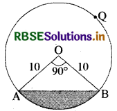 RBSE Solutions for Class 10 Maths Chapter 12 Areas Related to Circles Ex 12.2 Q4