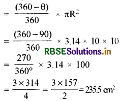RBSE Solutions for Class 10 Maths Chapter 12 Areas Related to Circles Ex 12.2 Q4.1