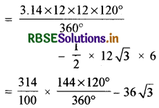 RBSE Solutions for Class 10 Maths Chapter 12 Areas Related to Circles Ex 12.2 Q7.2