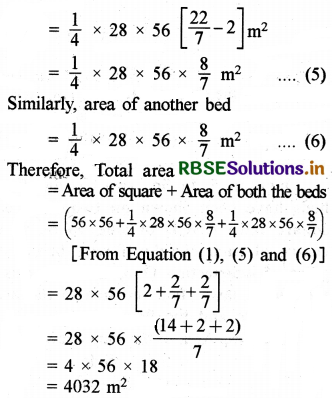 RBSE Class 10 Maths Important Questions Chapter 12 Areas related to Circles LAQ Q5.1