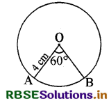 RBSE Class 10 Maths Important Questions Chapter 12 Areas related to Circles LAQ Q8