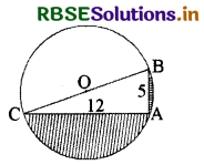 RBSE Class 10 Maths Important Questions Chapter 12 Areas related to Circles LAQ Q9