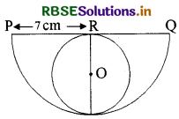 RBSE Class 10 Maths Important Questions Chapter 12 Areas related to Circles SAQ Q2