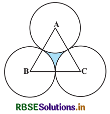 RBSE Solutions for Class 10 Maths Chapter 12 Areas Related to Circles Ex 12.3 Q10