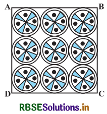 RBSE Solutions for Class 10 Maths Chapter 12 Areas Related to Circles Ex 12.3 Q11