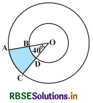 RBSE Solutions for Class 10 Maths Chapter 12 Areas Related to Circles Ex 12.3 Q2