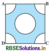 RBSE Solutions for Class 10 Maths Chapter 12 Areas Related to Circles Ex 12.3 Q5