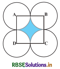 RBSE Solutions for Class 10 Maths Chapter 12 Areas Related to Circles Ex 12.3 Q7