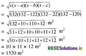 RBSE Solutions for Class 9 Maths Chapter 12 हीरोन का सूत्र Ex 12.1 4