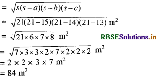 RBSE Solutions for Class 9 Maths Chapter 12 हीरोन का सूत्र Ex 12.2 19