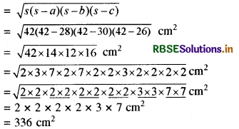 RBSE Solutions for Class 9 Maths Chapter 12 हीरोन का सूत्र Ex 12.2 8