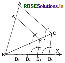 RBSE Class 10 Maths Important Questions Chapter 11 Constructions SAQ Q5