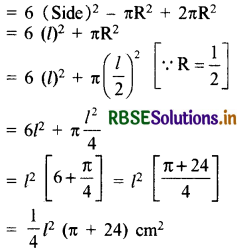 RBSE Solutions for Class 10 Maths Chapter 13 Surface Areas and Volumes Ex 13.1 Q5.1