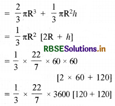 RBSE Solutions for Class 10 Maths Chapter 13 Surface Areas and Volumes Ex 13.2 Q7.1