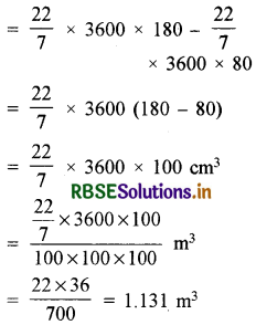 RBSE Solutions for Class 10 Maths Chapter 13 Surface Areas and Volumes Ex 13.2 Q7.2