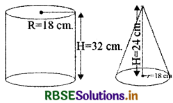 RBSE Solutions for Class 10 Maths Chapter 13 Surface Areas and Volumes Ex 13.3 Q7