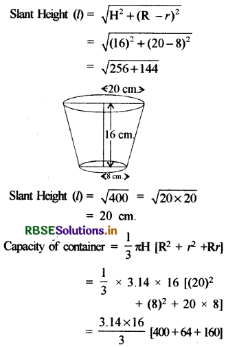 RBSE Solutions for Class 10 Maths Chapter 13 Surface Areas and Volumes Ex 13.4 Q4