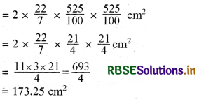 RBSE Solutions for Class 9 Maths Chapter 13 पृष्ठीय क्षेत्रफल एवं आयतन Ex 13.4 7