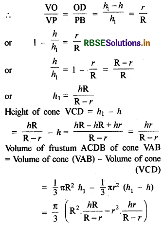 RBSE Solutions for Class 10 Maths Chapter 13 Surface Areas and Volumes Ex 13.5 Q7.1