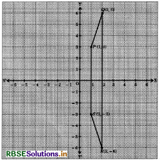 RBSE Class 9 Maths Important Questions Chapter 3 Coordinate Geometry 6