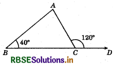 RBSE Class 9 Maths Important Questions Chapter 6 Lines and Angles 10