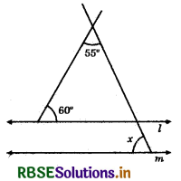 RBSE Class 9 Maths Important Questions Chapter 6 Lines and Angles 15