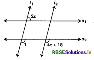 RBSE Class 9 Maths Important Questions Chapter 6 Lines and Angles 18