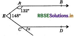 RBSE Class 9 Maths Important Questions Chapter 6 Lines and Angles 23