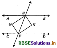 RBSE Class 9 Maths Important Questions Chapter 6 Lines and Angles 27